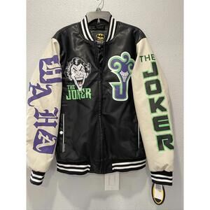 Members Only Batman Joker Varsity Jacket M